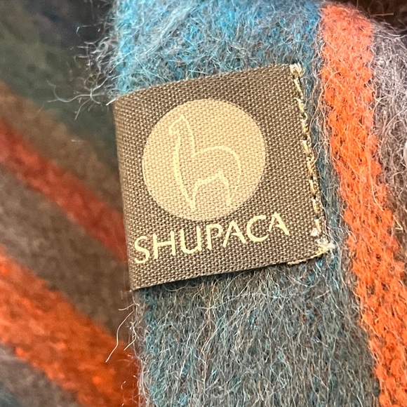 SHUPACA Alpaca Blend Colorful Scarf 74" X 11 3/4" Soft & Cozy - Picture 9 of 9